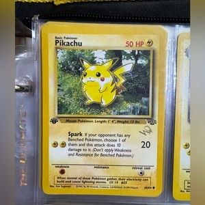 1st edition Jungle Pikachu